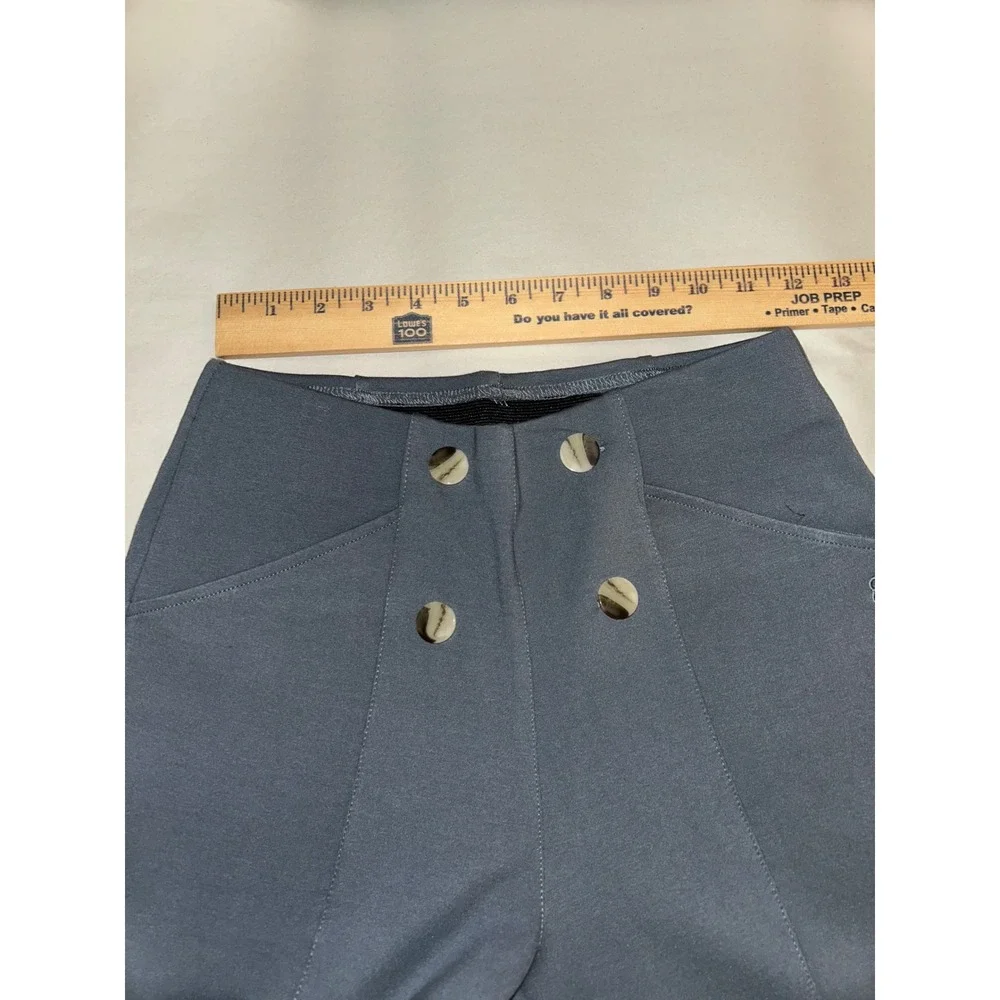 BetaBrand Atlantic Dress Pant Yoga Pants Sailor Wide Leg Gray S - Picture 3 of 5